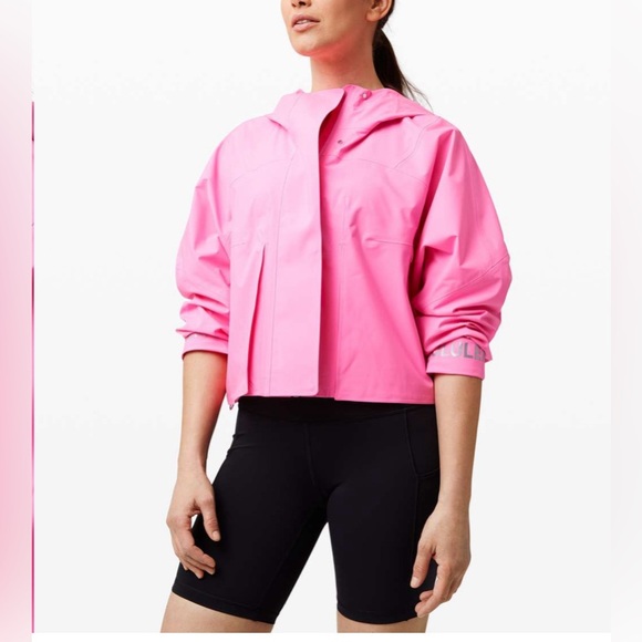 lululemon athletica Jackets & Blazers - Like New Lululemon Rain Chaser Jacket in Dark Prism Pink in US Size 12